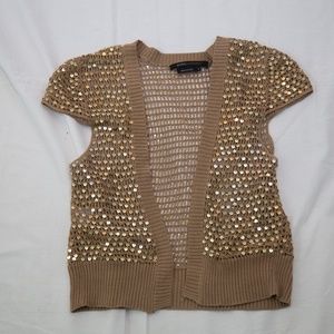 BCBG Maxazria Baige Sequin Top